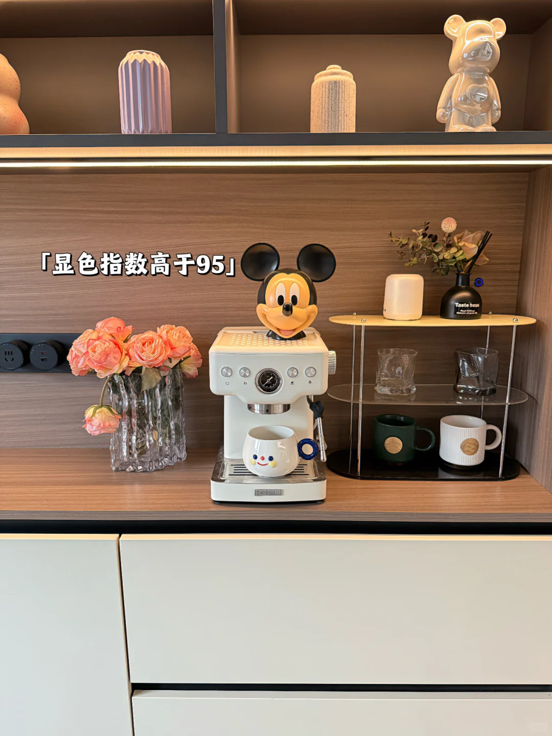 餐厅2.6米开间，一定要做极简餐边柜！！