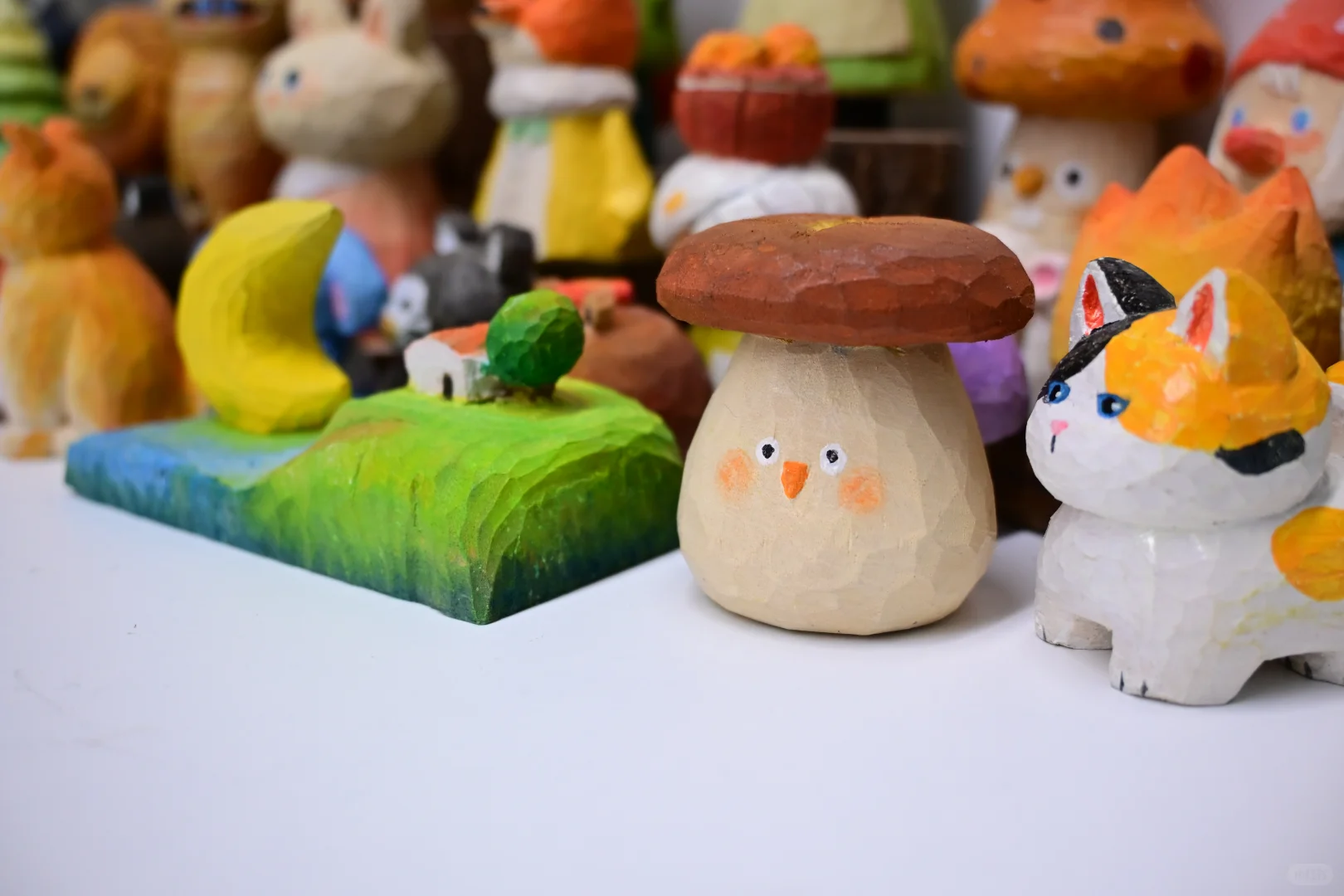 记录一下木雕入坑快两年做出的作品