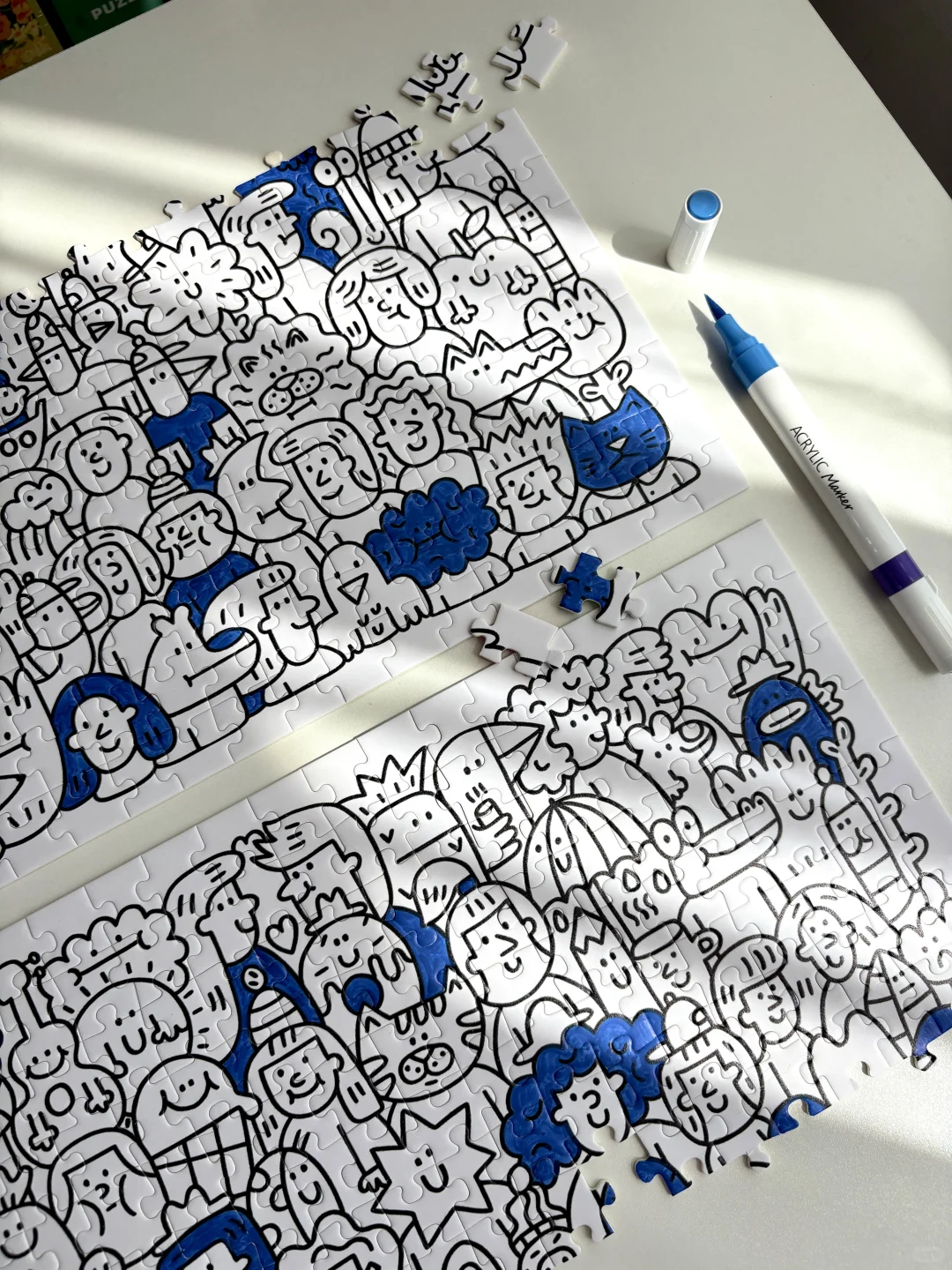 拼图的尽头是涂鸦！！