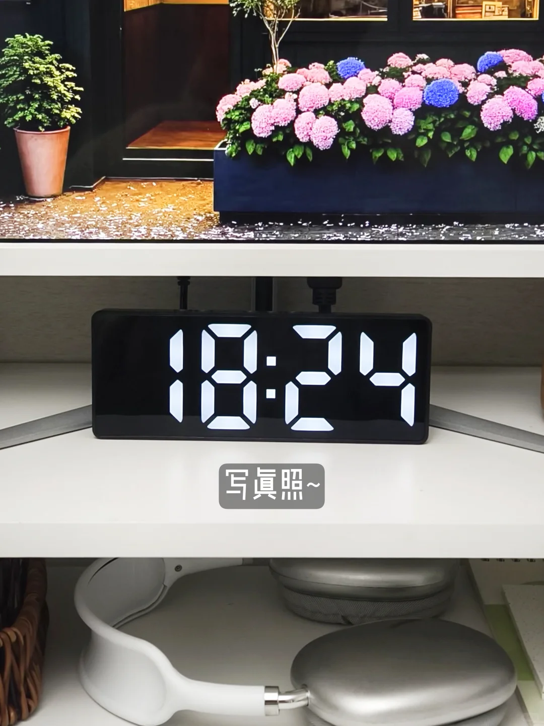 ins简约时钟小摆件！让工位更治愈~