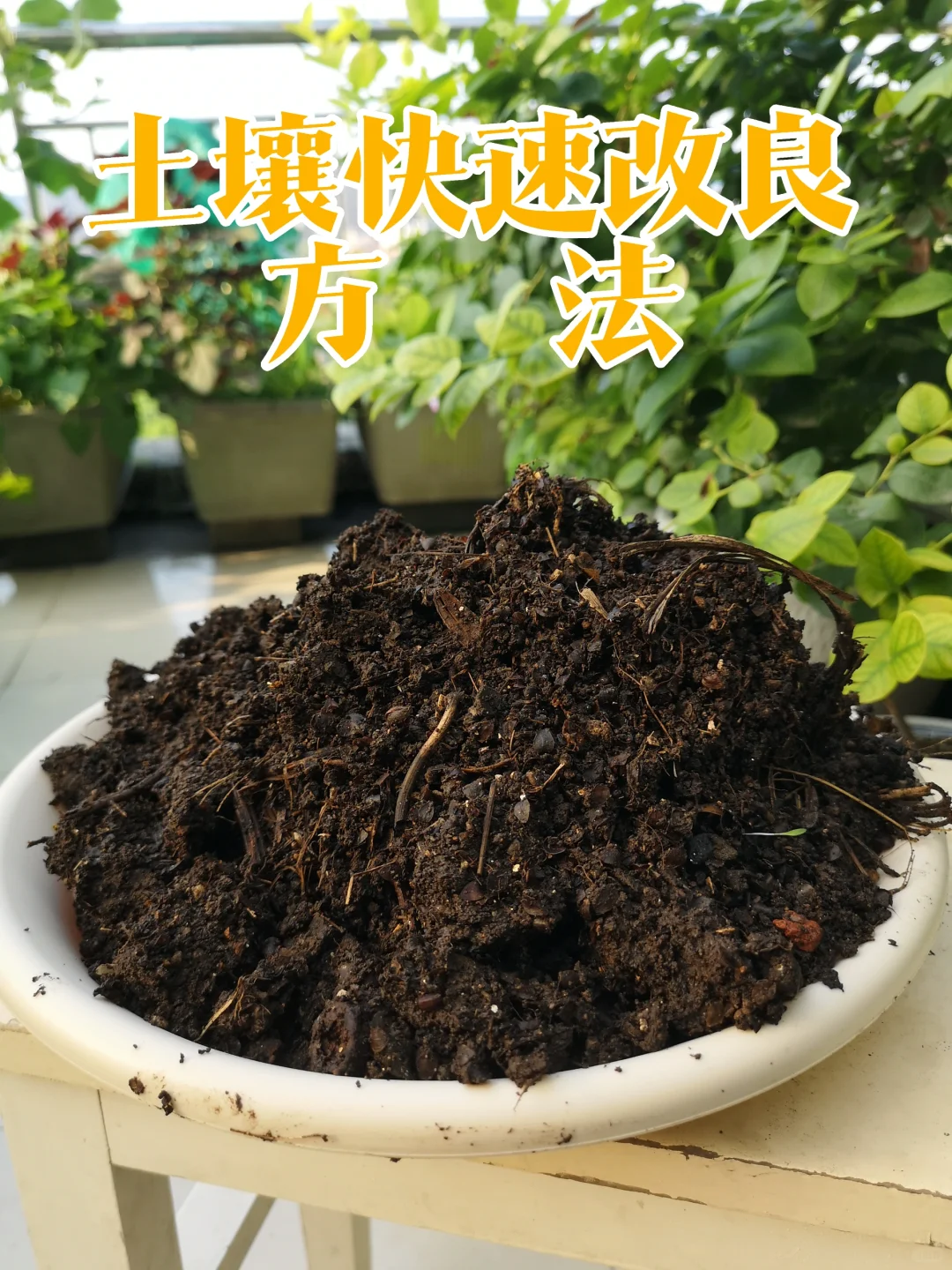 土壤快速改良的方法