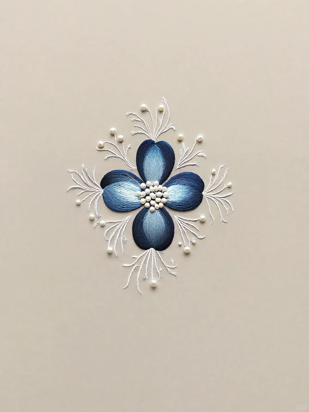 刺绣花卉，美得不像话～～～