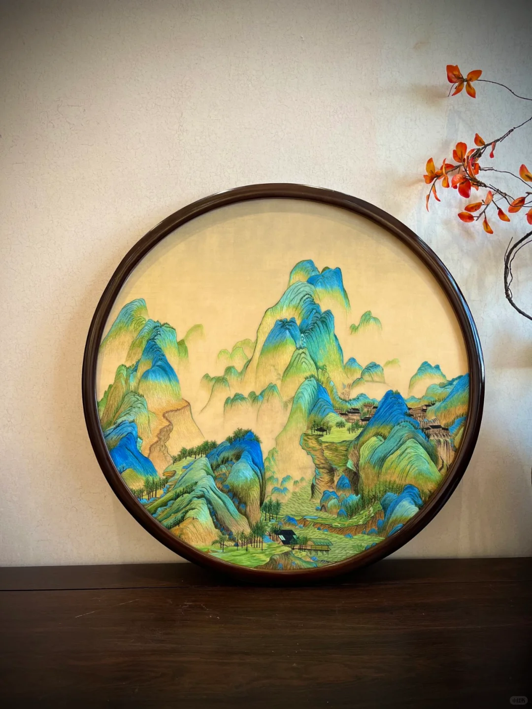 镇店之宝，用苏绣临摹出的千里江山图