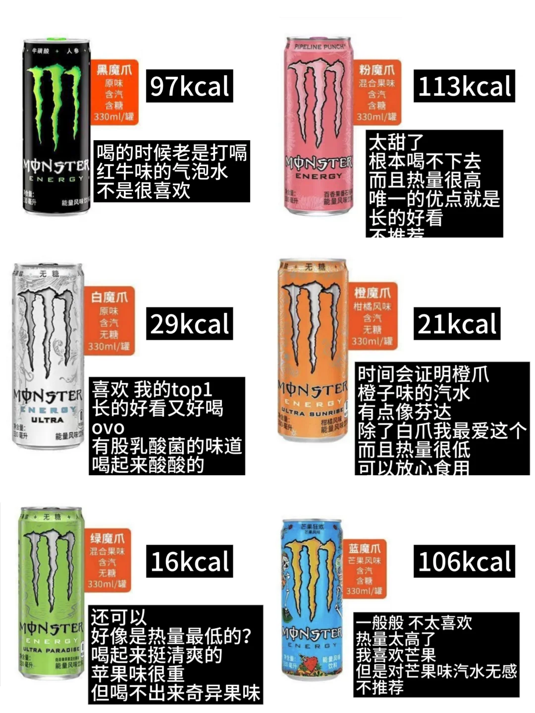 魔爪口味测评?（个人向）