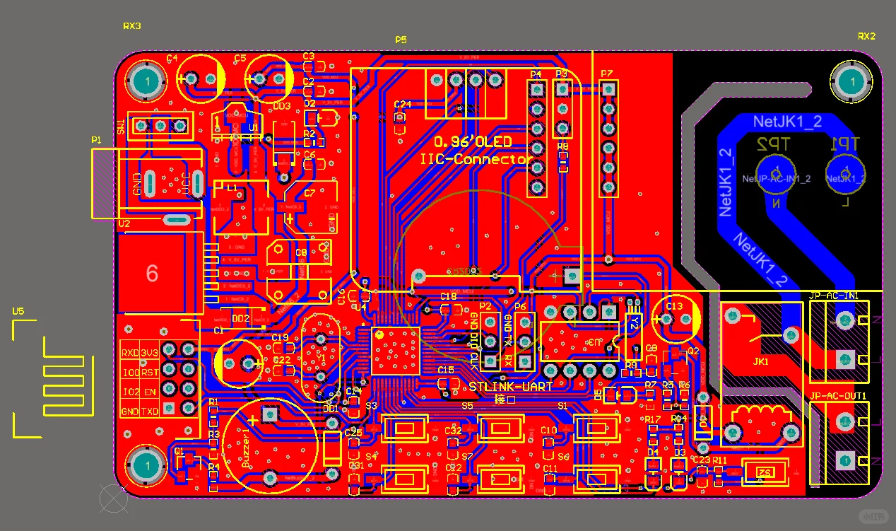 基于STM32F103单片机智能电表交流电压电流