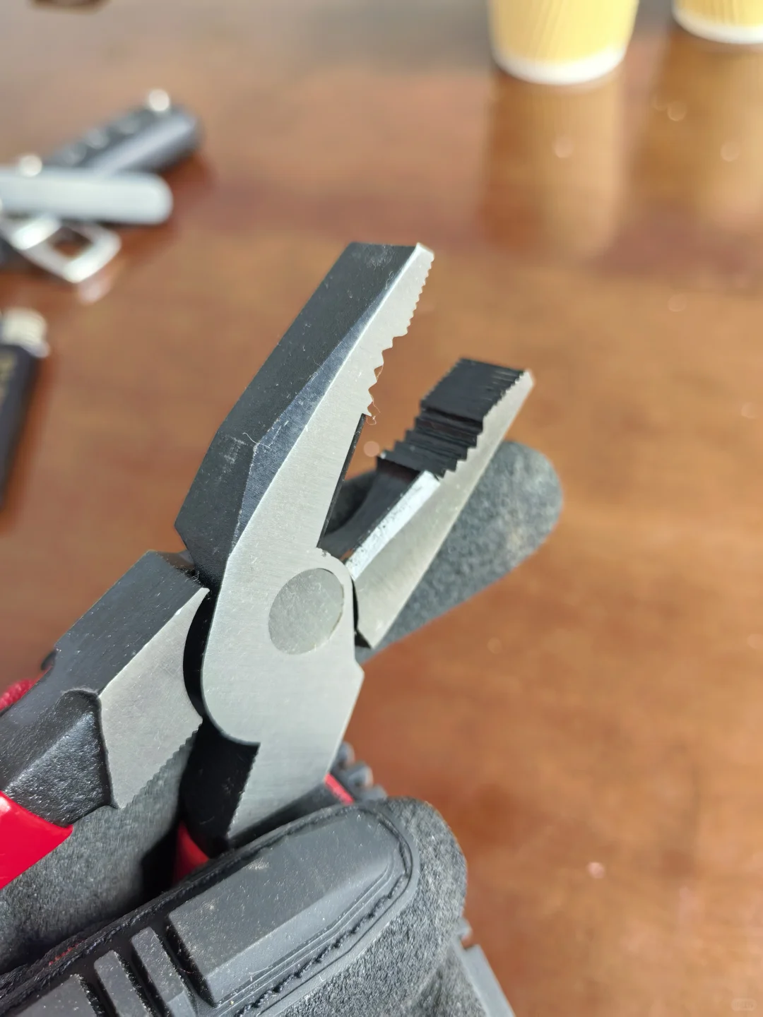 无标胜有标的老虎钳，老库存梅花轴