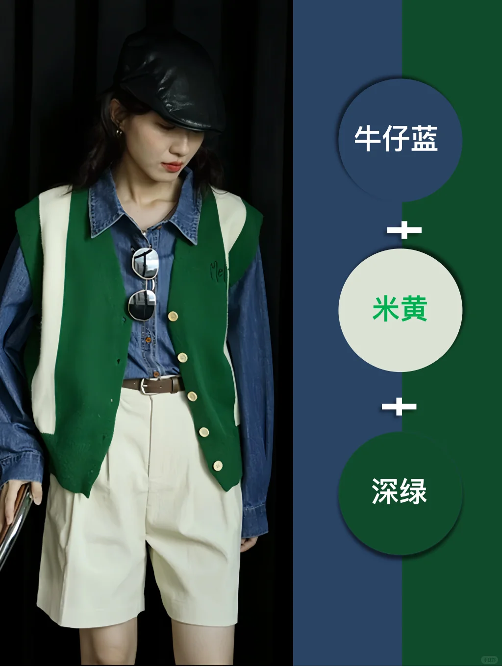 每天get一种配色｜春秋撞色穿搭