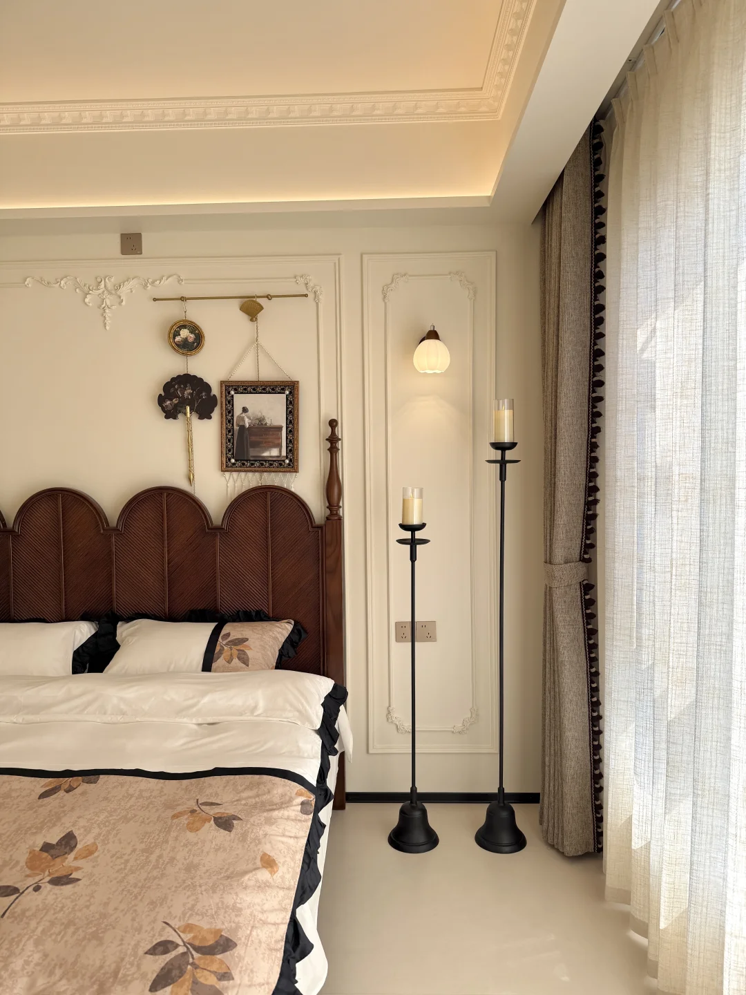 中古风卧室布置，谁懂，这个氛围感绝了?……