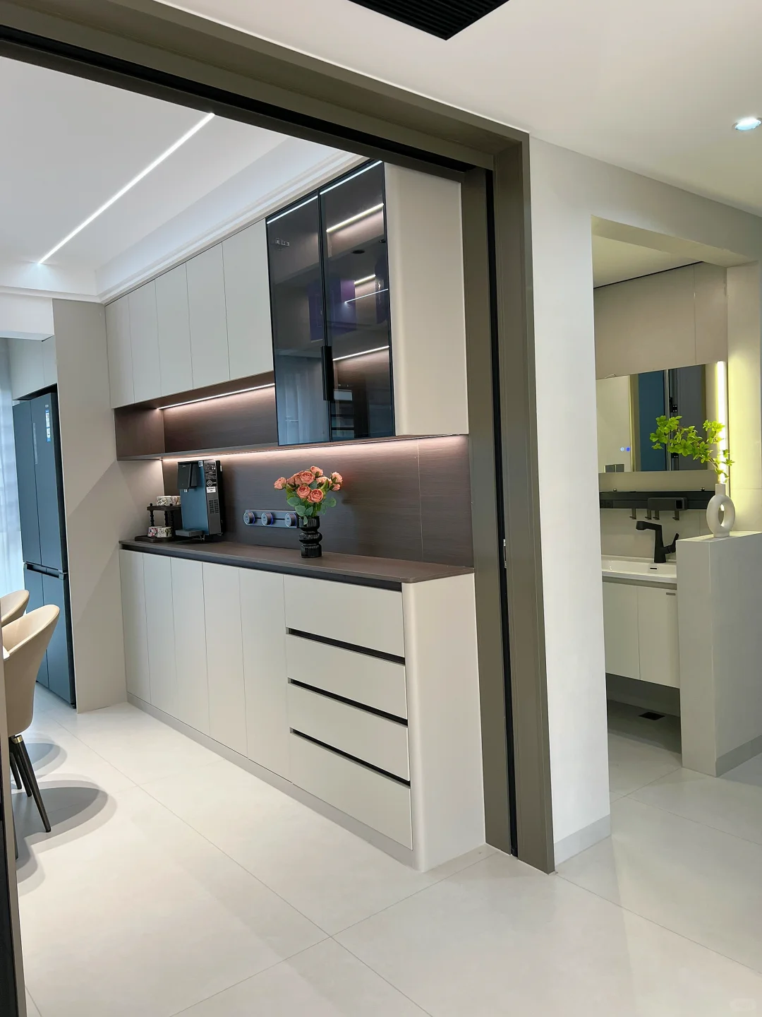 你敢信！这是木工打的餐边柜！