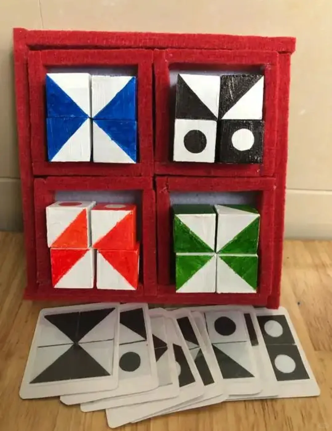 几款幼儿园自制玩教具拼图游戏分享手工制作