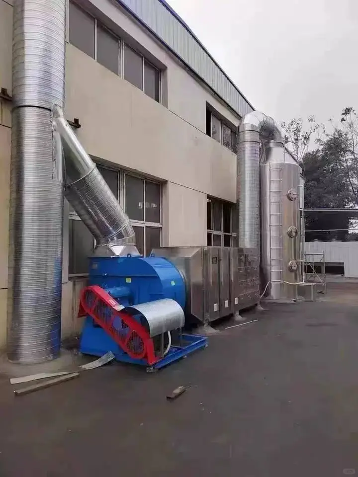 pp喷淋塔废气处理设备环保型除尘酸雾水淋塔