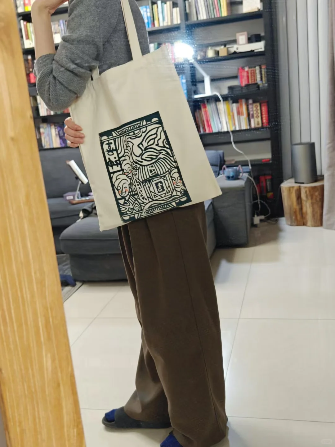 ?花了2000块自制的帆布包……