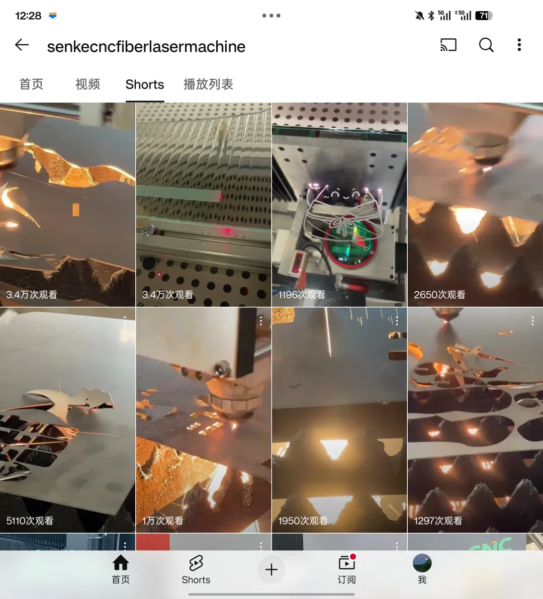 工业品YouTube起号成功!机械设备精准流量