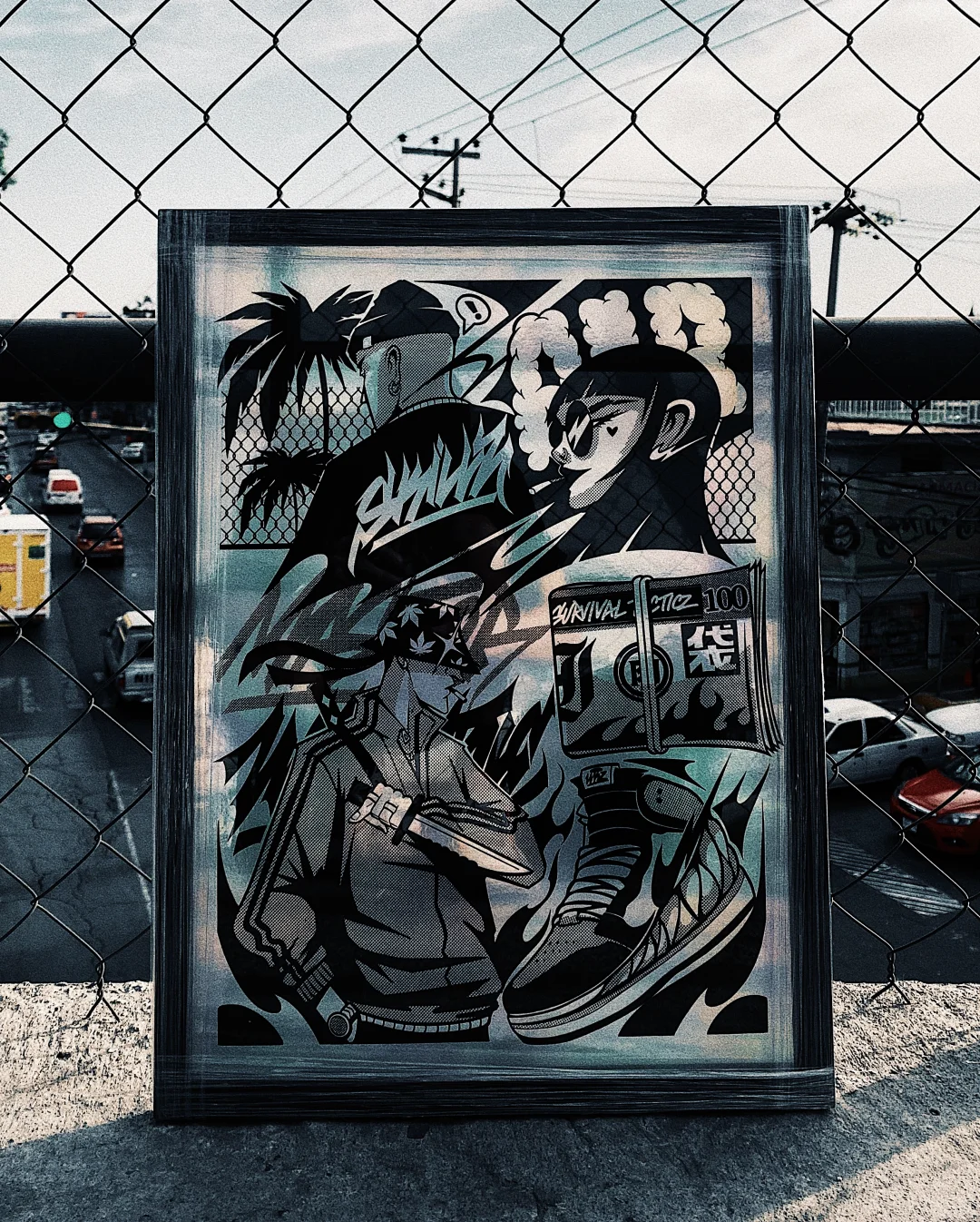 Wildstyle/ Holografic Screenprint