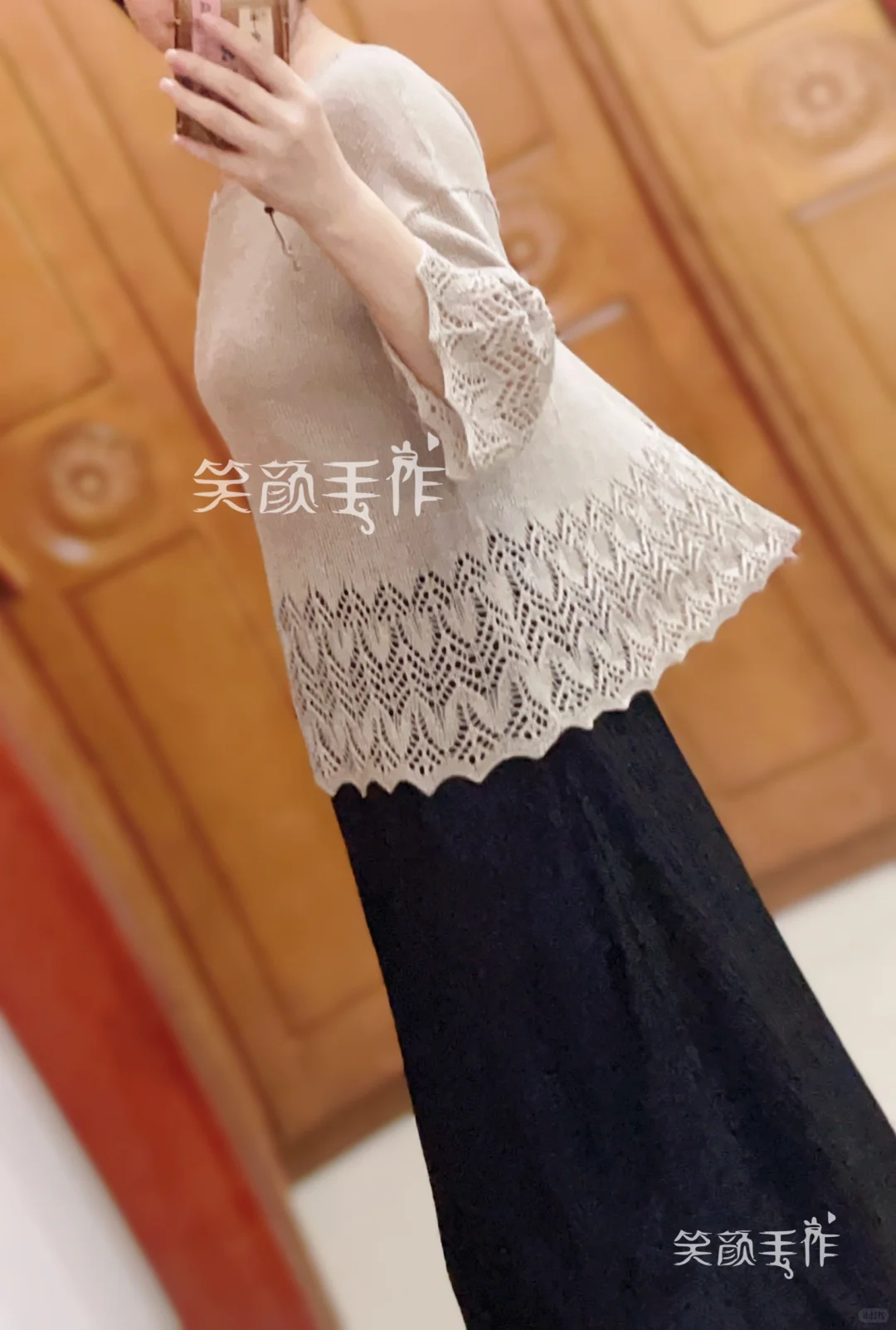 云素亚麻宽松夏衫丨教程+图解