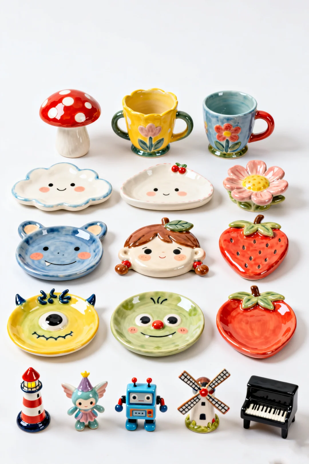 下次去陶艺店别傻乎乎只做个大白碗了