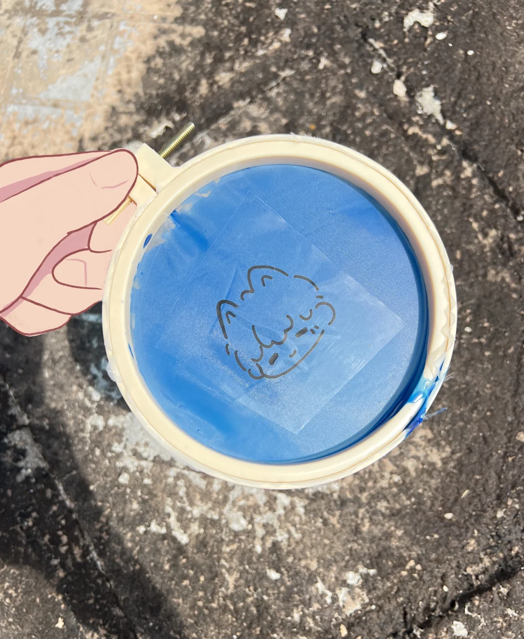 花8块钱搞定的丝网印刷