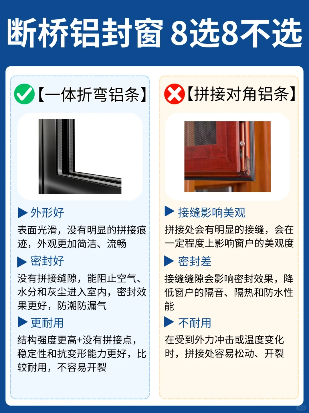 断桥铝封窗8做8不做，学会能省n个w！