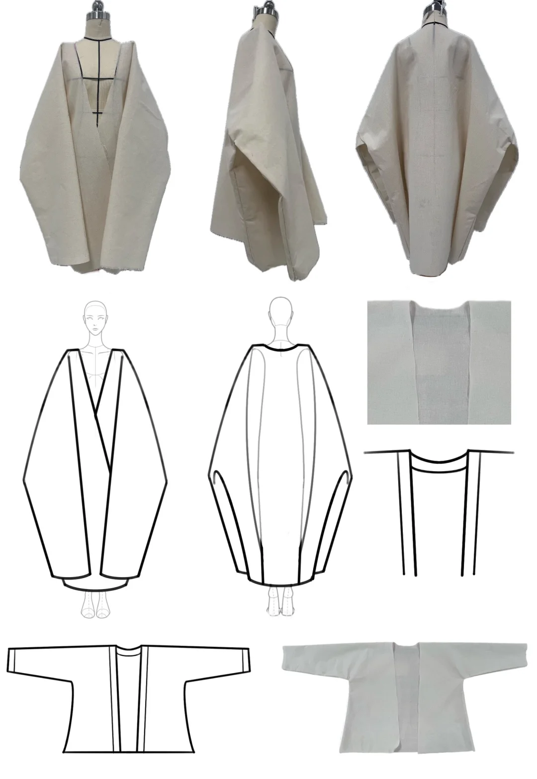 立裁作业进行中