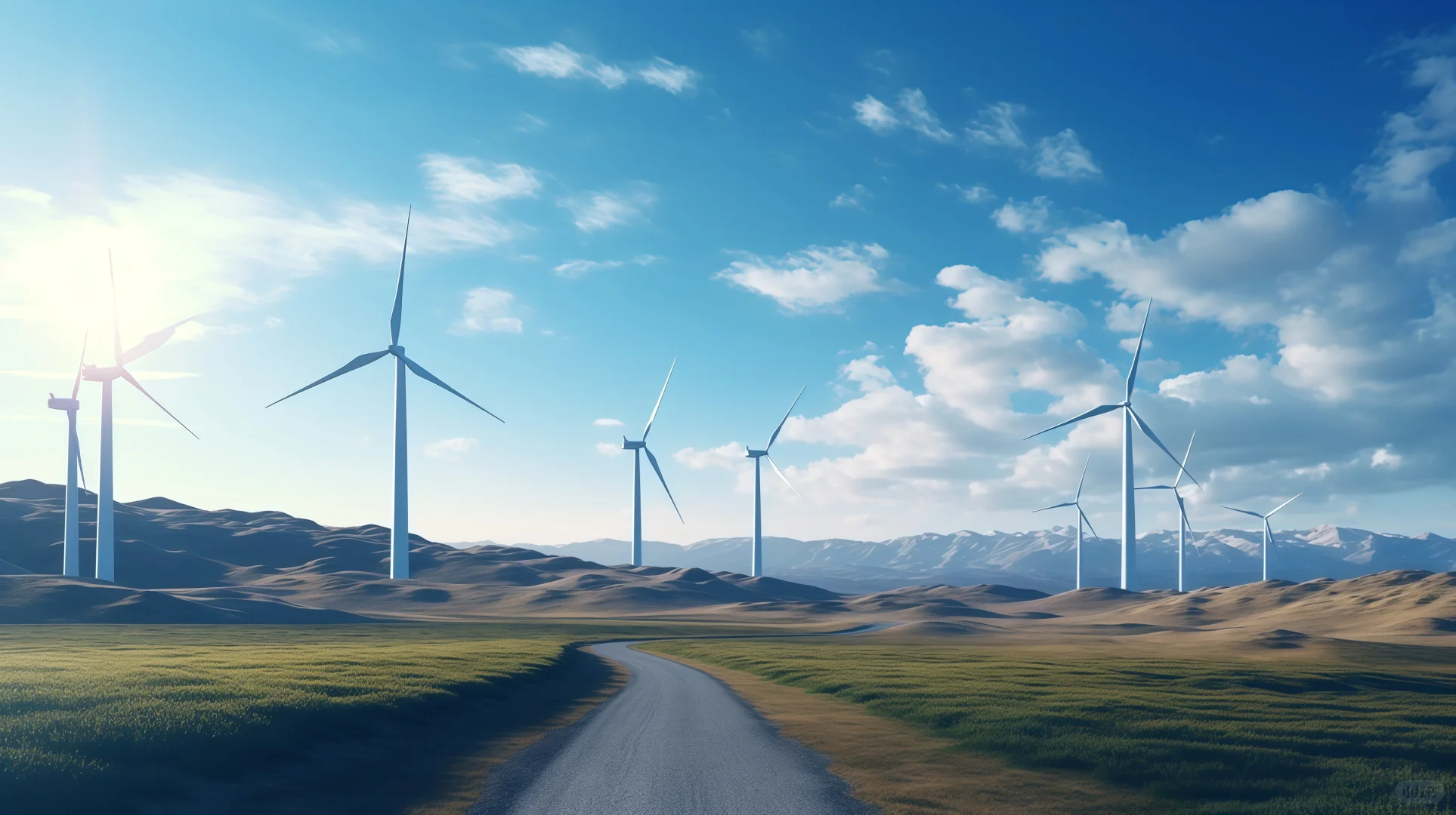 MJ生图之新能源场景图2