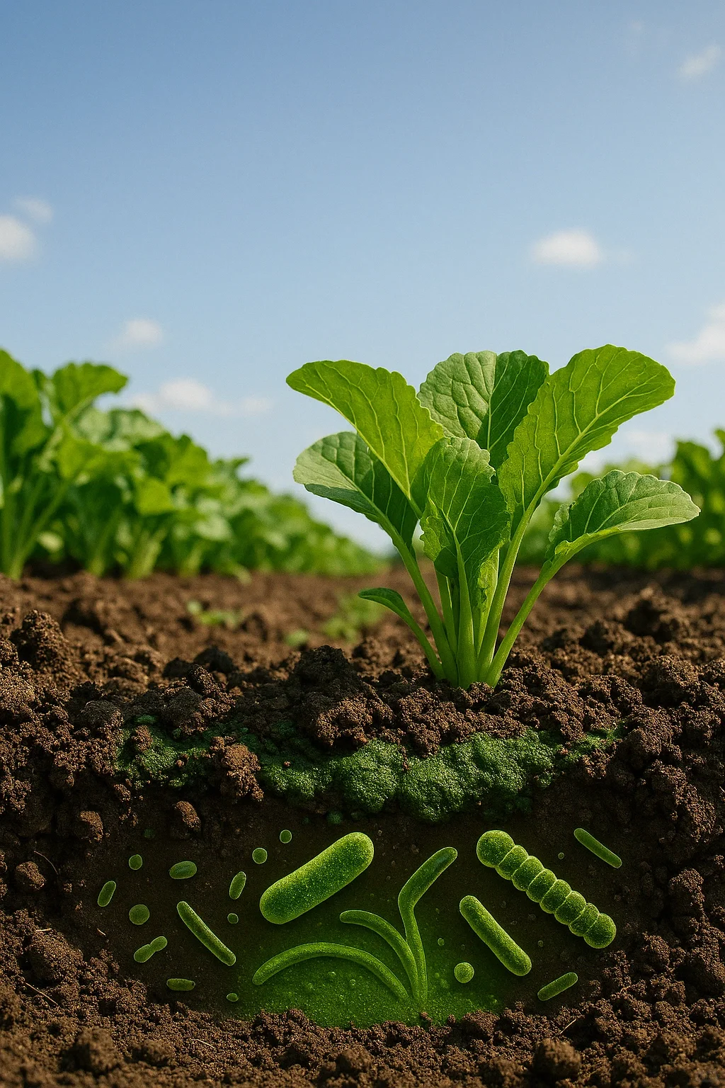 微藻所建立的再生农业