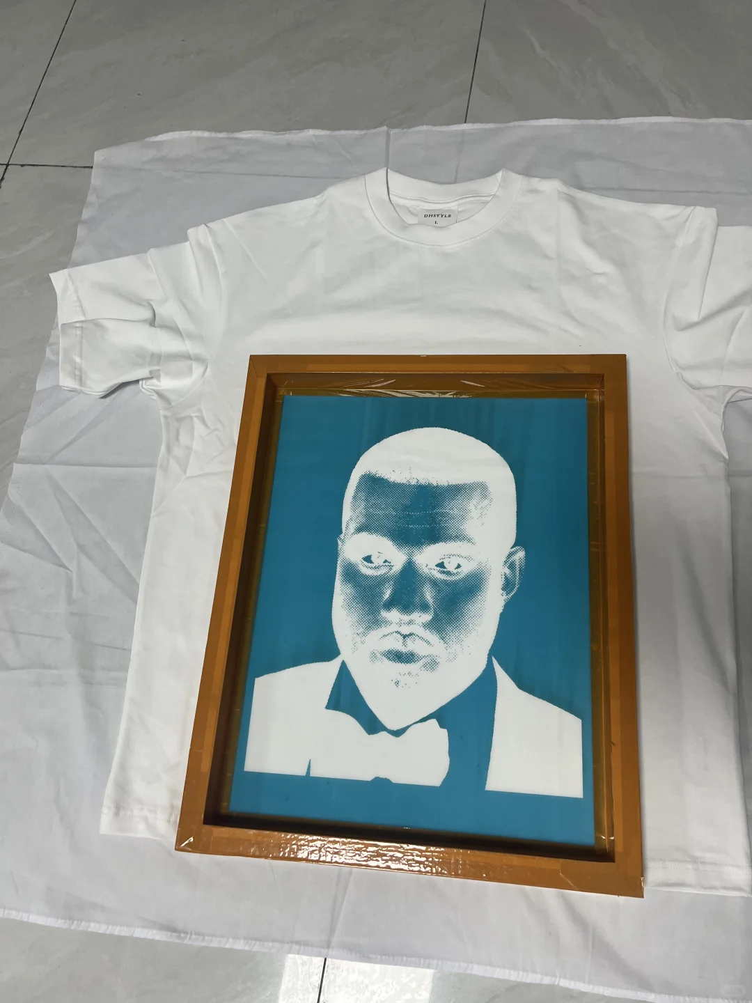 自制T恤，实物很帅