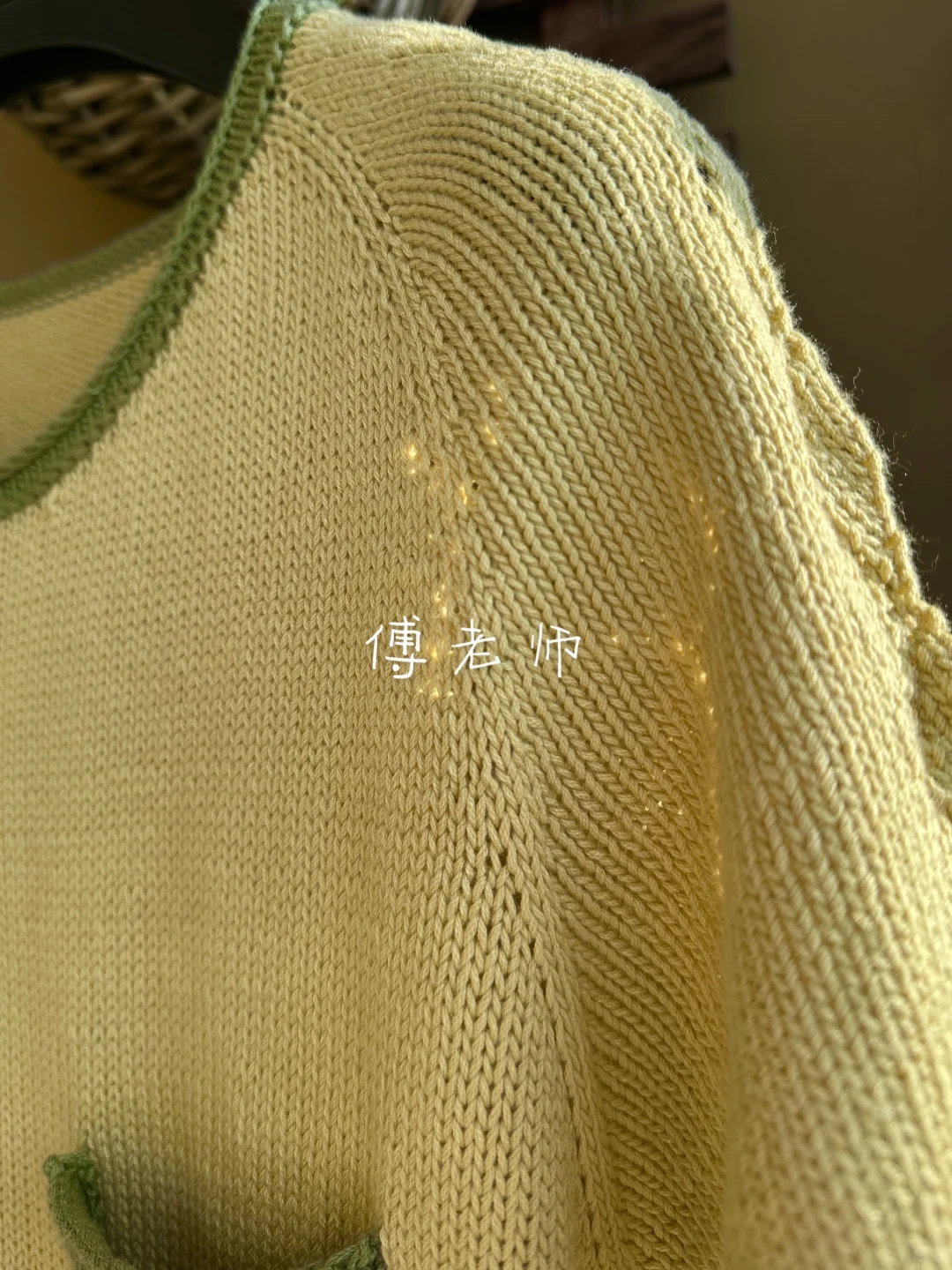 简单随意短袖衫编织