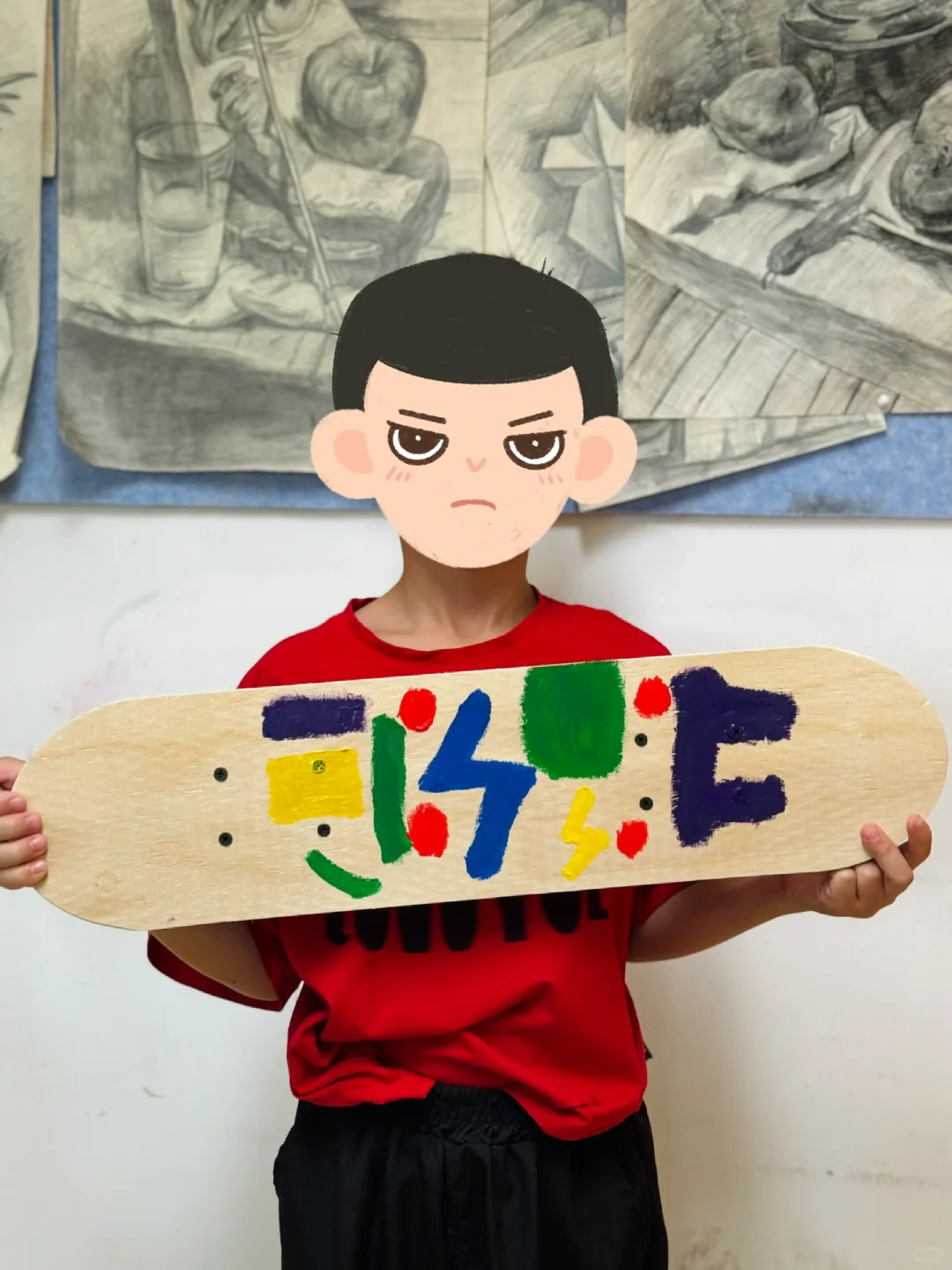 沙龙日记〔滑板彩绘〕