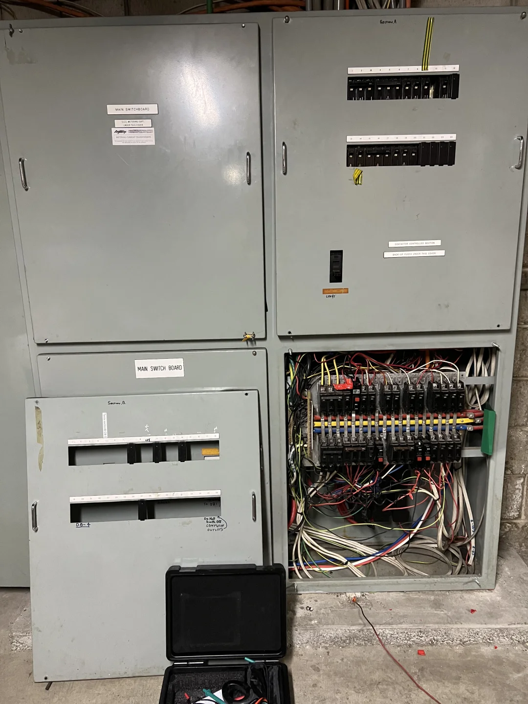 工厂办公区跳闸fault finding