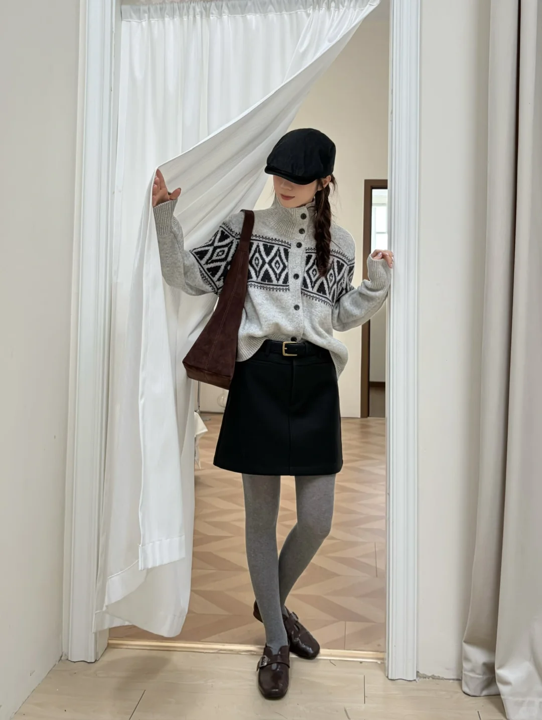 ICCIICC小皮裙分享！好喜欢这个搭配啊