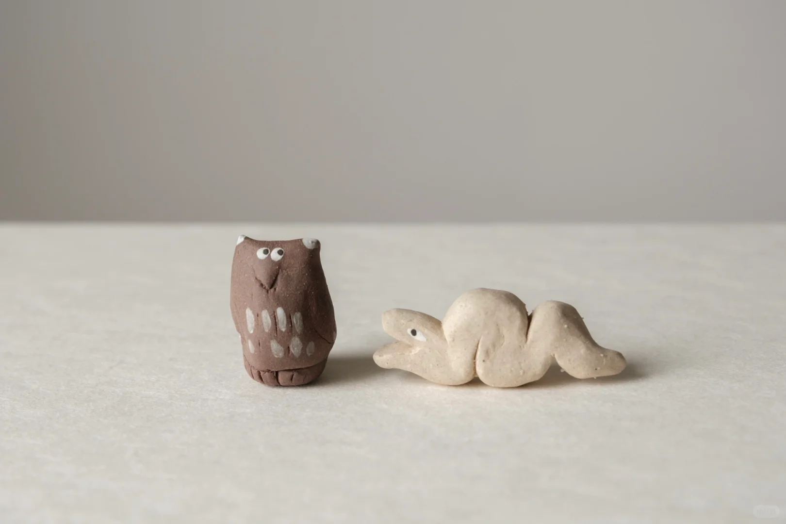 捏一堆动物陪着我｜雕塑作品分享