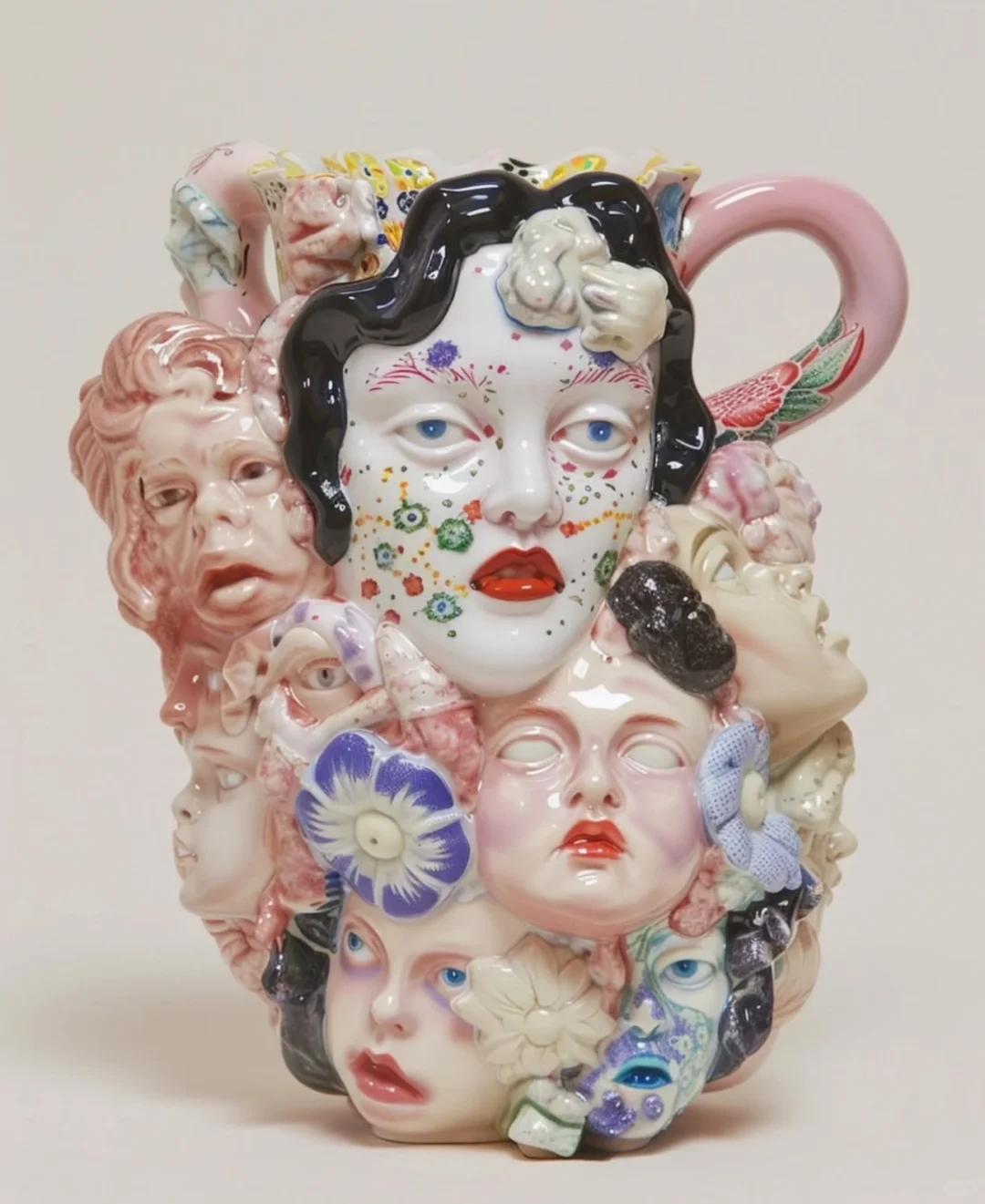 怪诞美学|这陶瓷脸也太精致了吧！！