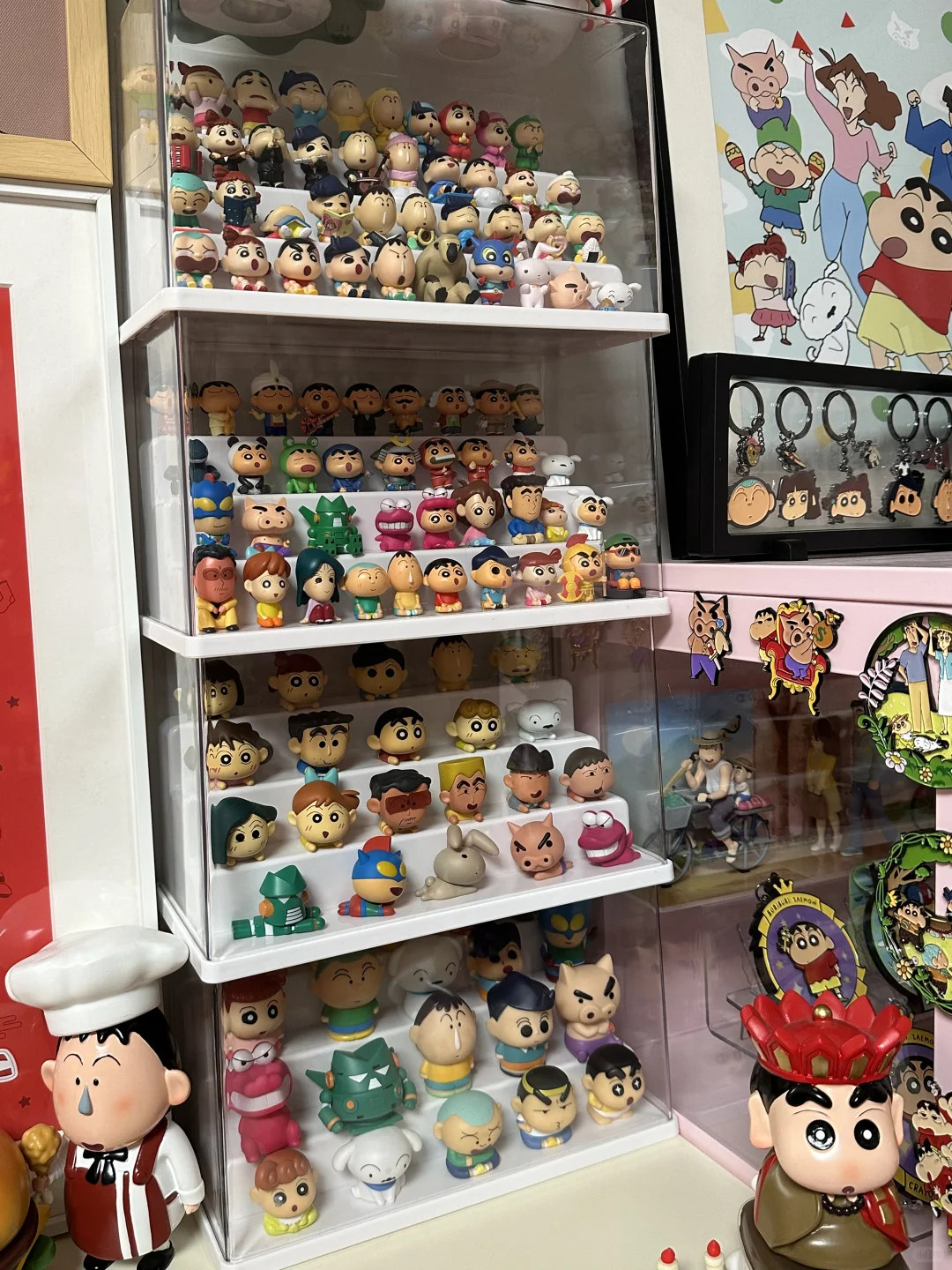 满满当当的蜡笔小新之家❤️简直太治愈了！?