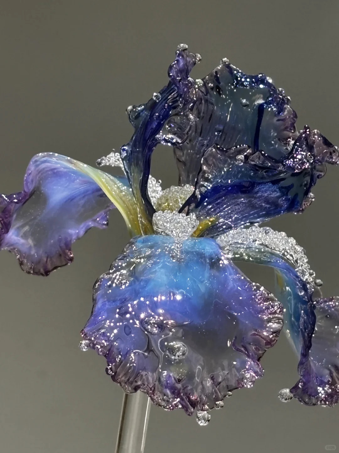 为ARMANI做的蓝鸢 |玻璃艺术