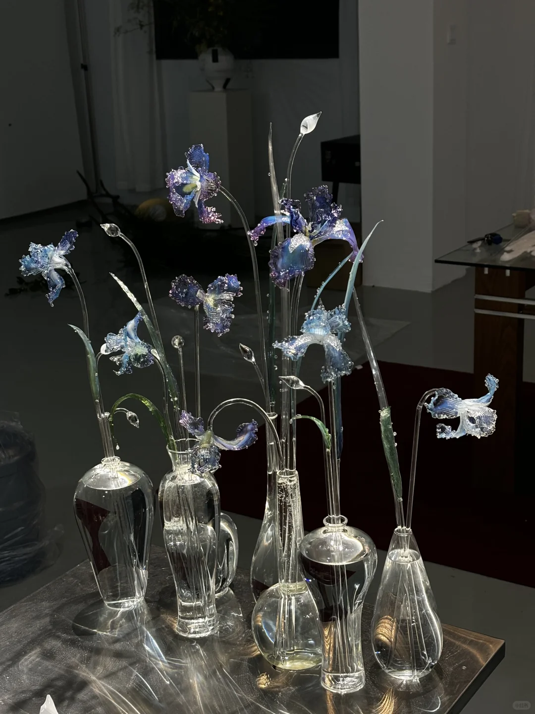 为ARMANI做的蓝鸢 |玻璃艺术