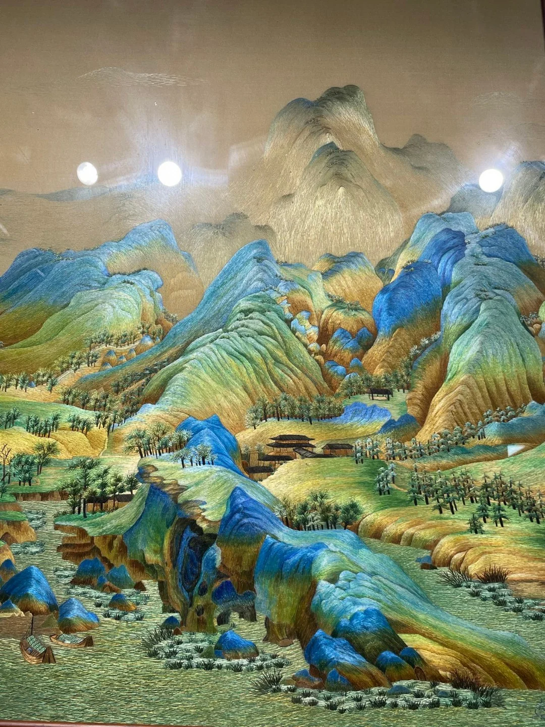 高定款|苏绣千里江山