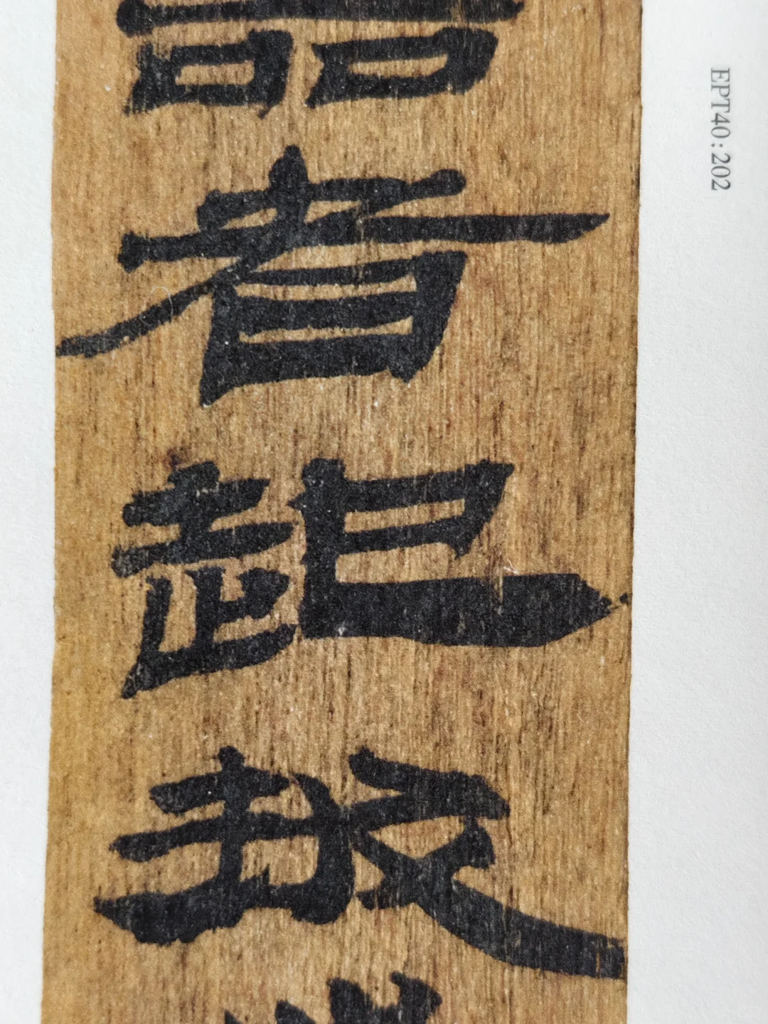 布面经折装精印！放大后丝毫毕现的汉简印本