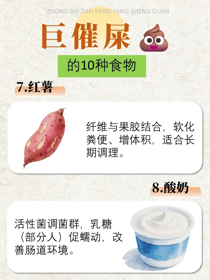 排便巨顺畅的10种食物推荐|吃完噗噗通畅