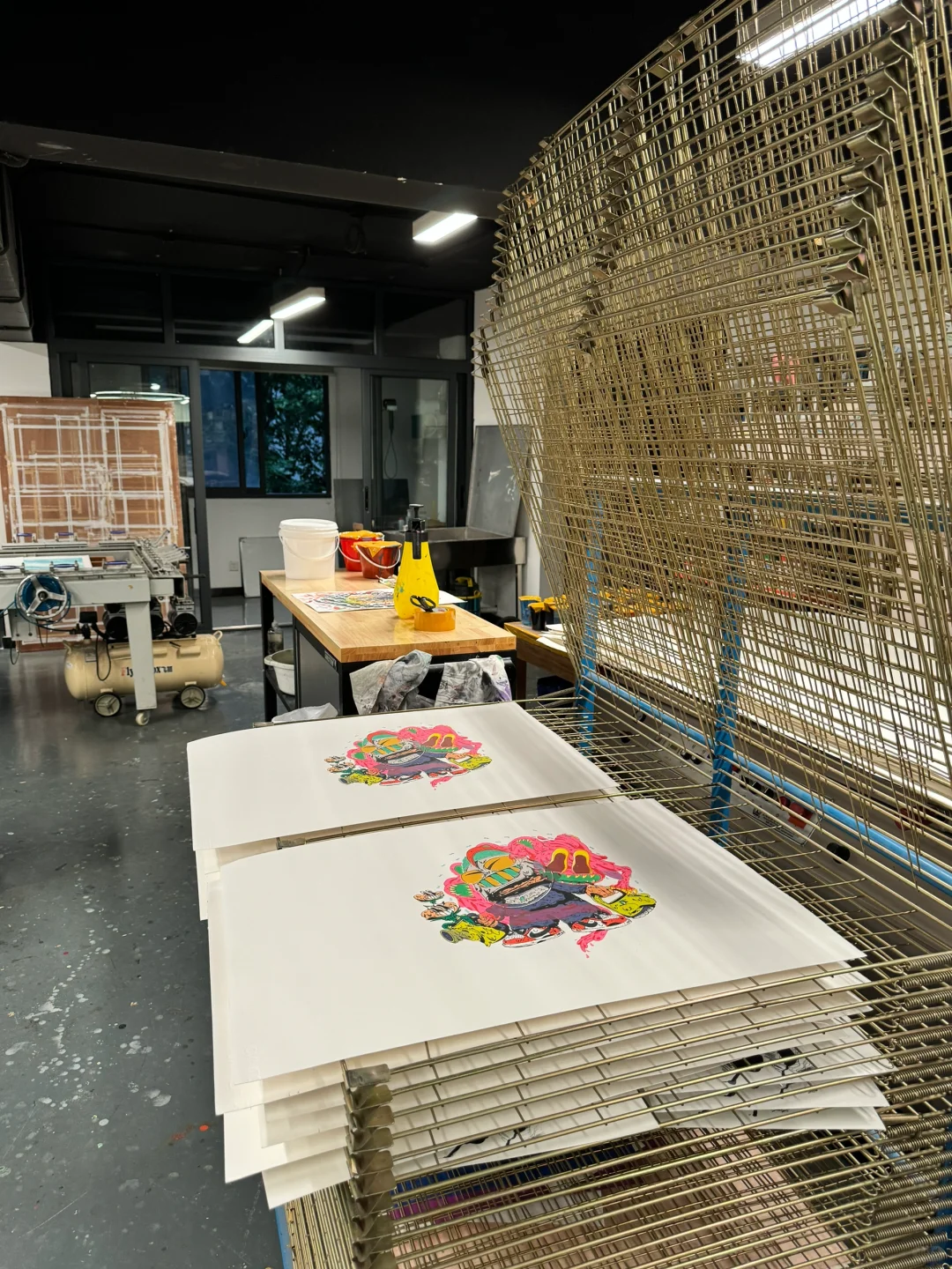 兴趣成长计划｜?版画基地丝网印刷学习?