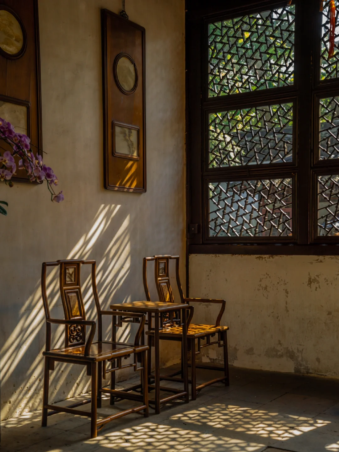 终于有人把拙政园的封神花窗整理出来了‼️