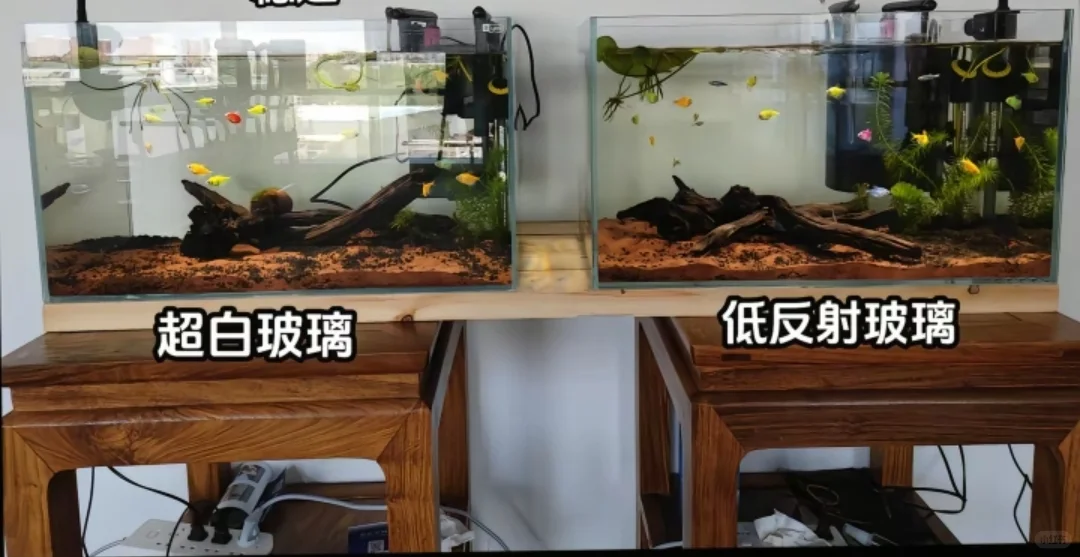 低反射玻璃VS超白玻璃