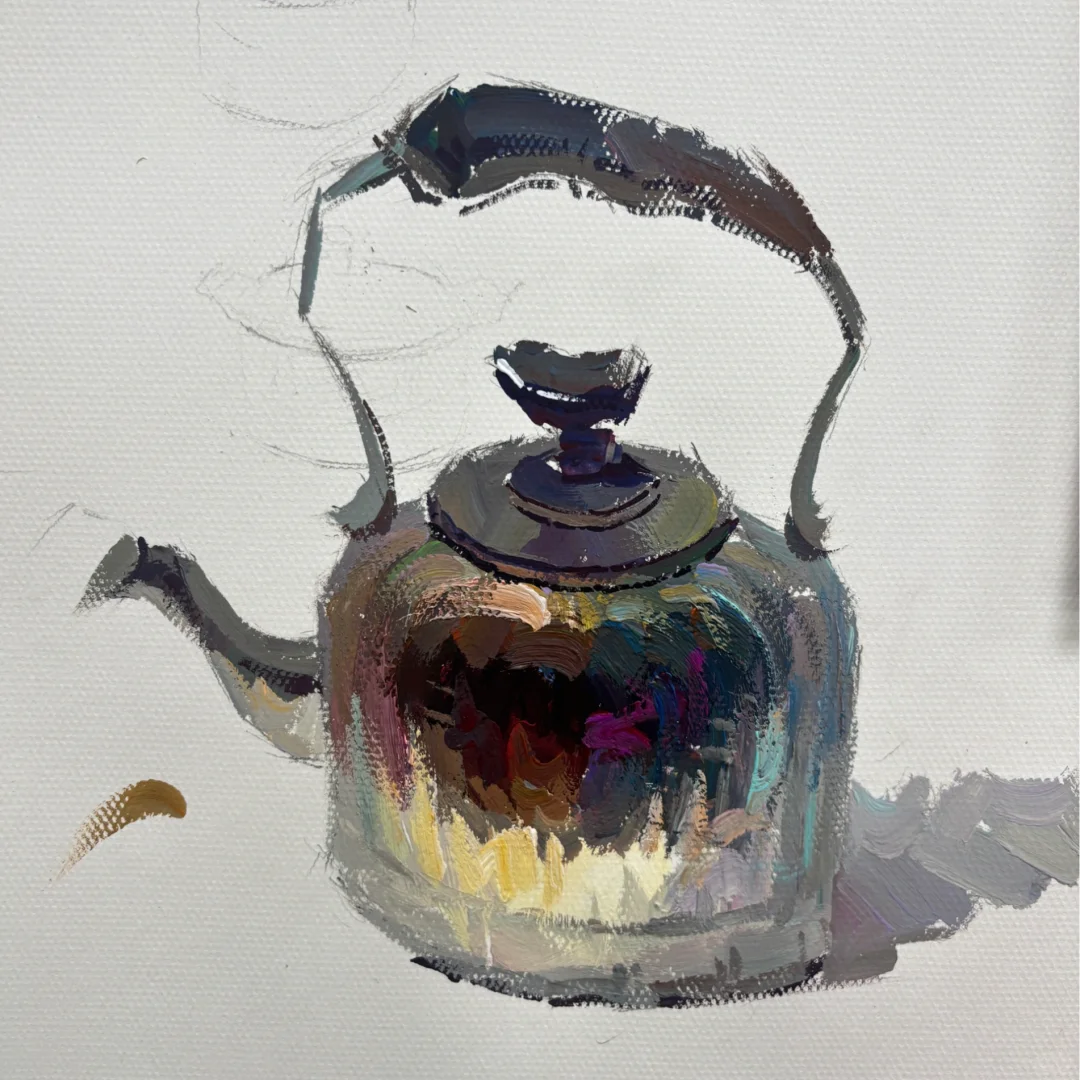 不锈钢色彩步骤图