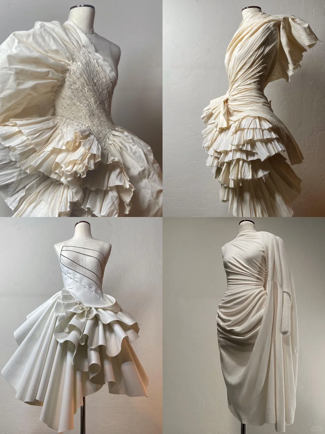 审美提升|服装设计?立体裁剪的建筑美廓形