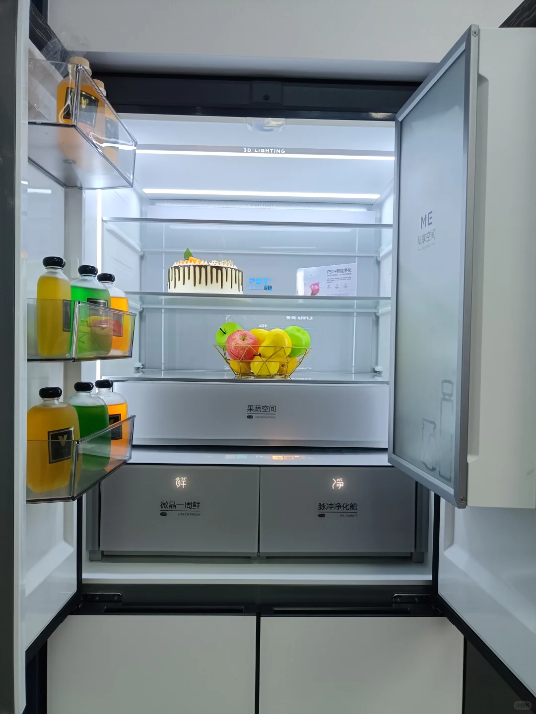 美的冰箱651微晶一周鲜