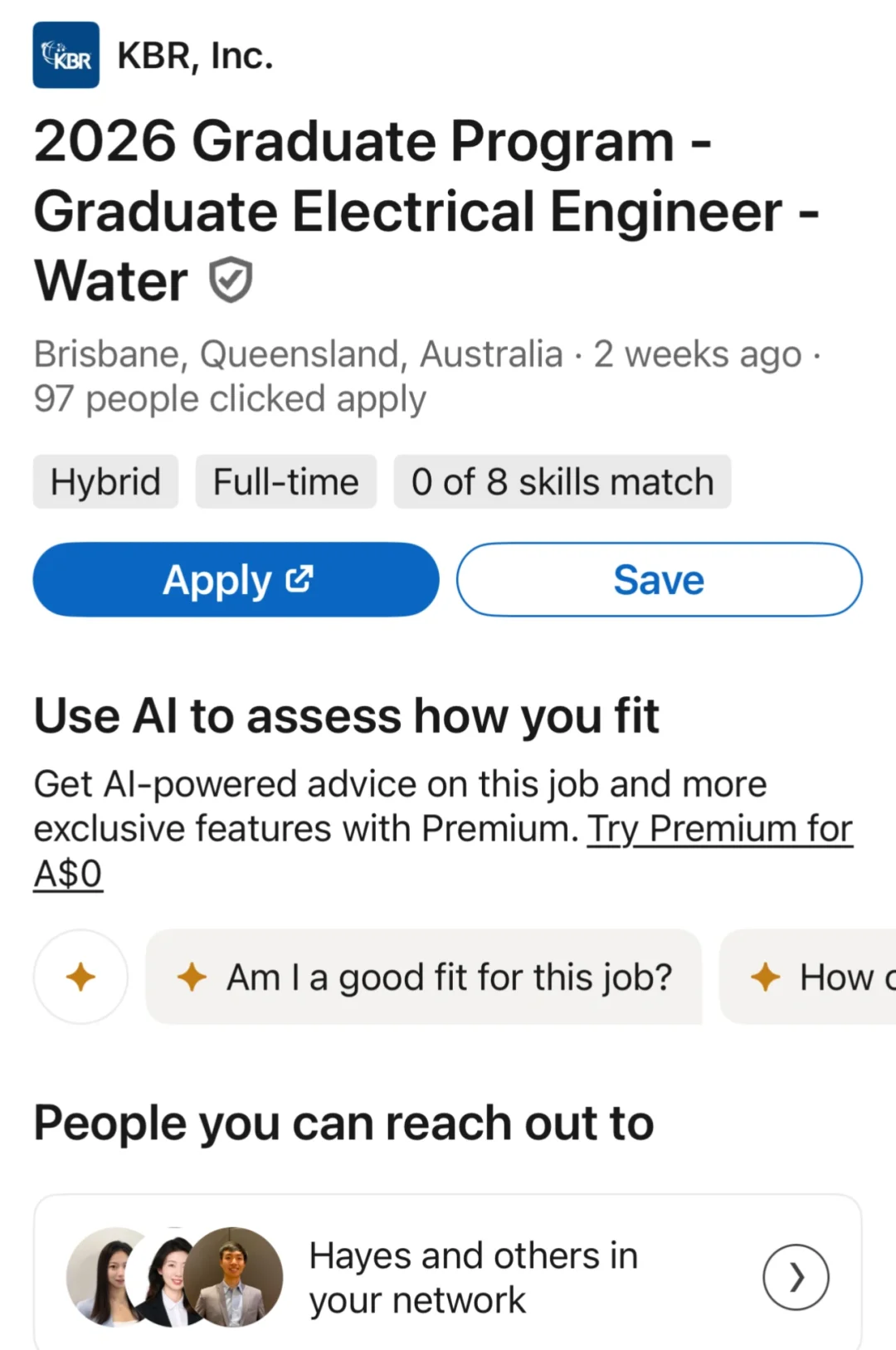 三月澳洲电气工程管培开放申请