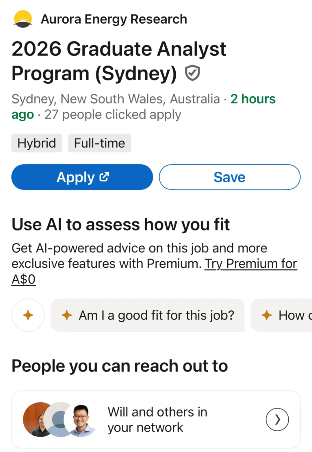 三月澳洲电气工程管培开放申请