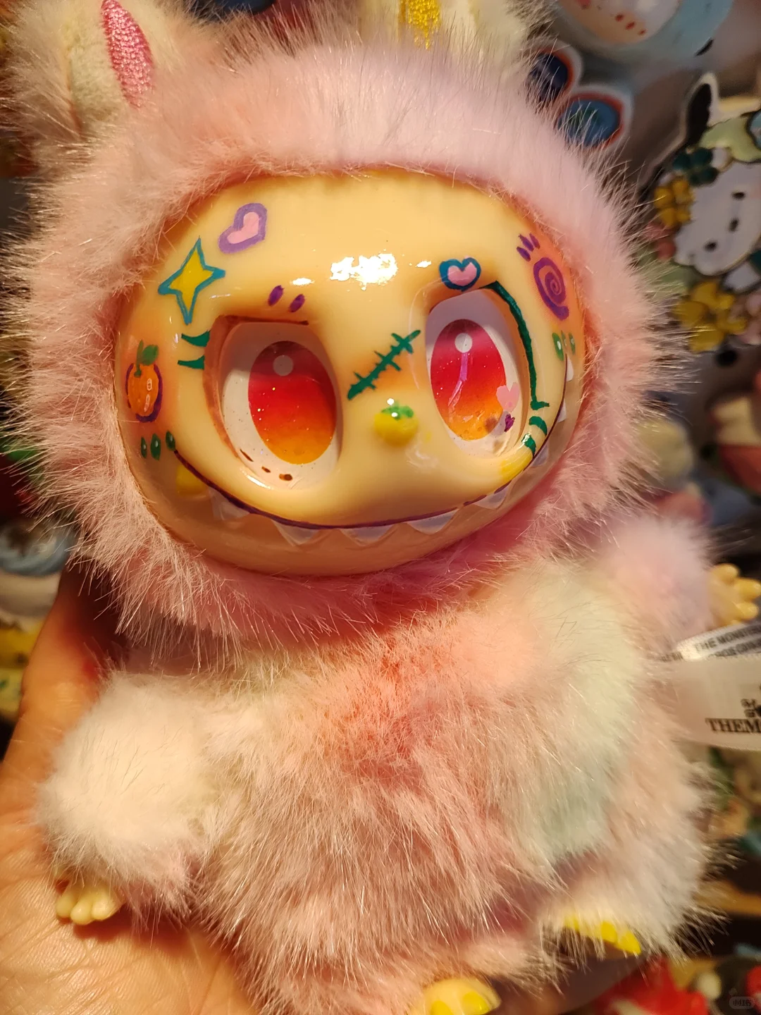 labubu二次面部彩绘