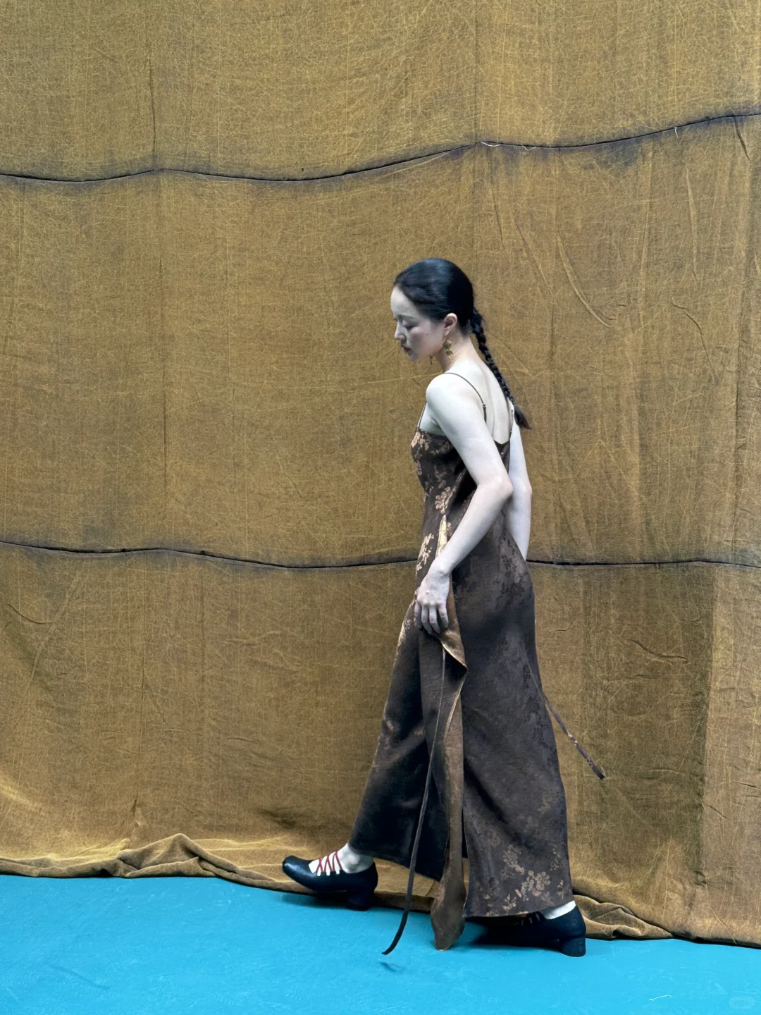 绝美缎光古金香云纱～