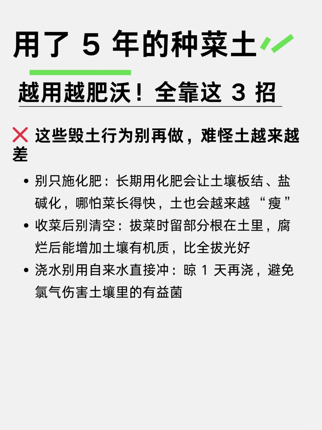 用了五年的种菜土，怎么越用越肥沃！