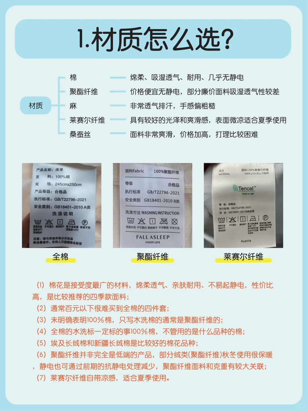 四件套挑选指南：买对不买贵啦